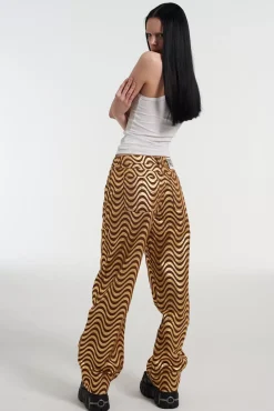 Jeans^The Ragged Priest Wave Jean Gold & Brown