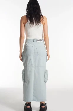 Skirts & Shorts^The Ragged Priest Zip Combat Maxi Skirt Stonewash
