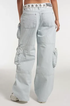 Jeans^The Ragged Priest Zip Combat Release Jean Stonewash