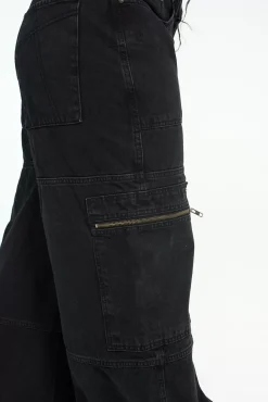 Jeans^The Ragged Priest Zip Sweeper Jean - Charcoal