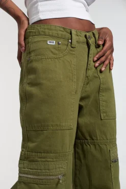 Jeans^The Ragged Priest Zip Sweeper Jean - Stone