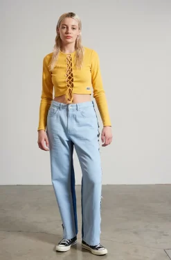 Jeans^The Ragged Priest Zonked Cut Out Dad Jean